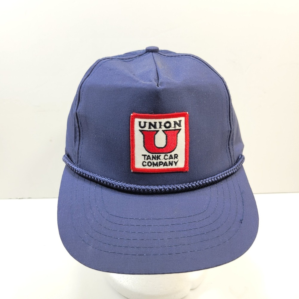 Designer Award Headwear Union Tank Car Company Hat Cap Mens OS Blue Snapback